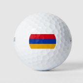 Flagge Armeniens Golfball (Vorderseite)