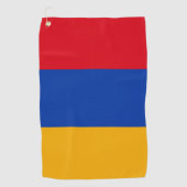 Flagge Armeniens Golfhandtuch (Vorderseite)