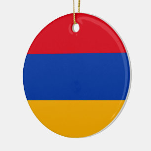 Flagge Armeniens Keramik Ornament