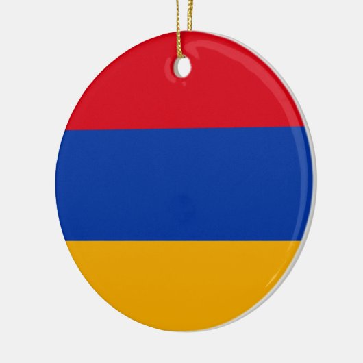 Flagge Armeniens Keramik Ornament (Links)