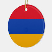Flagge Armeniens Keramik Ornament (Links)
