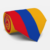 Flagge Armeniens Krawatte (Gerollt)