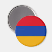 Flagge Armeniens Magnet (Vorderseite/Rückseite)