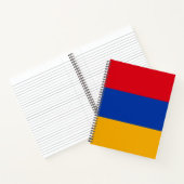 Flagge Armeniens Notizblock (Innenseite)