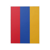 Flagge Armeniens Notizblock (Rotiert)