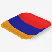 Flagge Armeniens Pappteller (Gewinkelt)