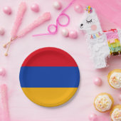 Flagge Armeniens Pappteller (Party)