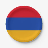 Flagge Armeniens Pappteller (Vorderseite)
