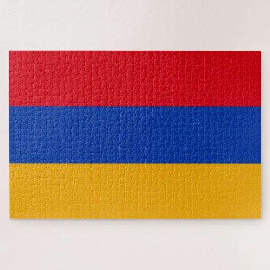 Flagge Armeniens Puzzle (Horizontal)