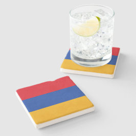 Flagge Armeniens Steinuntersetzer