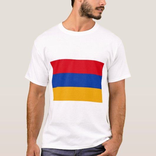 Flagge Armeniens T-Shirt (Vorderseite)
