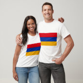 Flagge Armeniens T-Shirt (Unisex)