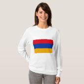 Flagge Armeniens T-Shirt (Vorne ganz)