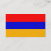 Flagge Armeniens Visitenkarten Visitenkarte (Vorderseite)
