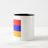 Flagge Armeniens Zweifarbige Tasse (Mittel)