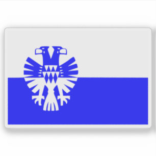 Flagge Arnhem, Niederlande Aufkleber