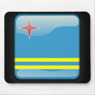 Flagge Arubas Mousepad