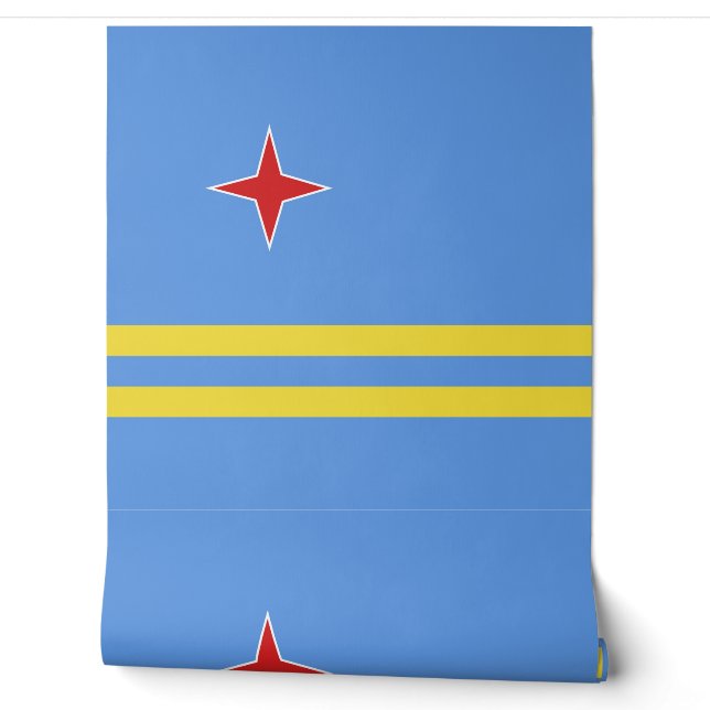 Flagge Arubas Tapete (Abrollen)