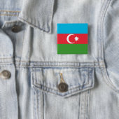 Flagge Aserbaidschans Button (Beispiel)