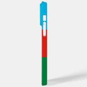 Flagge Aserbaidschans Case-Mate iPhone Hülle (Rückseite / Links)