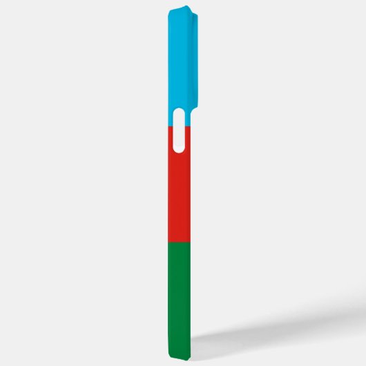Flagge Aserbaidschans Case-Mate iPhone Hülle (Rückseite / Rechts)