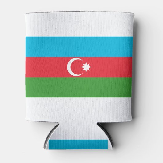 Flagge Aserbaidschans Dosenkühler (Vorderseite)
