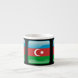 Flagge Aserbaidschans Espressotasse