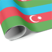 Flagge Aserbaidschans Geschenkpapier (Rolleneckpunkt)