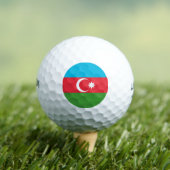 Flagge Aserbaidschans Golfball (Insitu T-Shirt)
