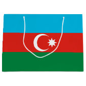 Flagge Aserbaidschans Große Geschenktüte (Vorderseite)