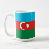 Flagge Aserbaidschans Kaffeetasse (Links)