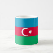 Flagge Aserbaidschans Kaffeetasse (Mittel)