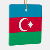 Flagge Aserbaidschans Keramikornament (Rechts)