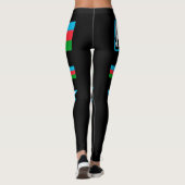 Flagge Aserbaidschans Leggings (Rückseite)