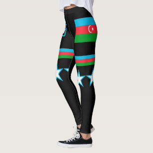 Flagge Aserbaidschans Leggings