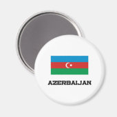 Flagge Aserbaidschans Magnet (Vorderseite/Rückseite)