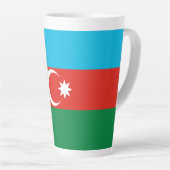 Flagge Aserbaidschans Milchtasse (Rechte Ecke)