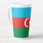 Flagge Aserbaidschans Milchtasse (Linke Ecke)