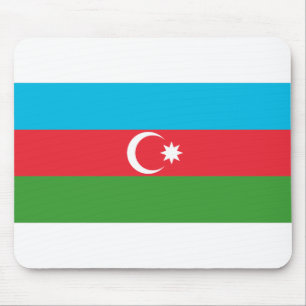 Flagge Aserbaidschans Mousepad