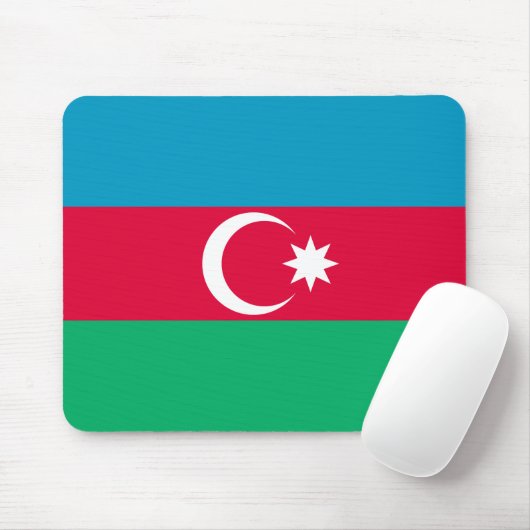 Flagge Aserbaidschans Mousepad (Mit Mouse)