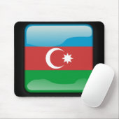 Flagge Aserbaidschans Mousepad (Mit Mouse)