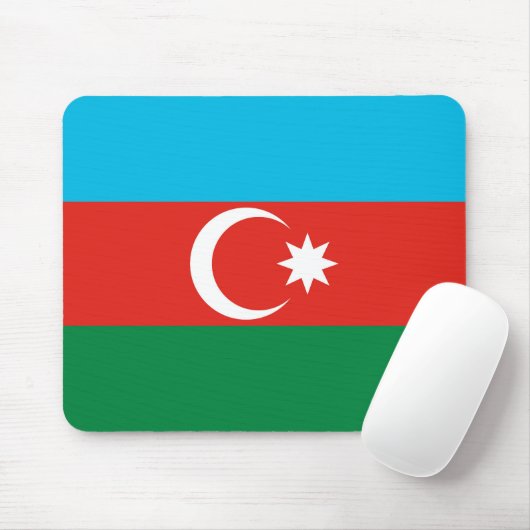 Flagge Aserbaidschans Mousepad (Mit Mouse)
