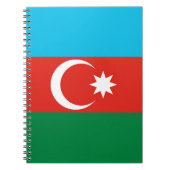 Flagge Aserbaidschans Notizblock (Vorderseite)