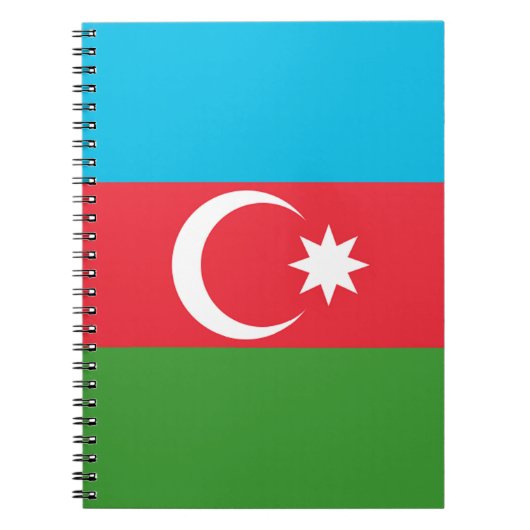 Flagge Aserbaidschans Notizblock (Vorderseite)
