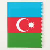 Flagge Aserbaidschans Planer (Rückseite)