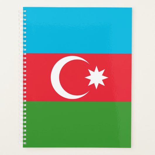 Flagge Aserbaidschans Planer (Vorderseite)