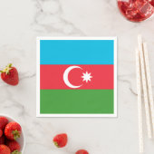 Flagge Aserbaidschans Serviette (Beispiel)