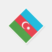 Flagge Aserbaidschans Serviette (Ecke)