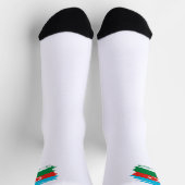Flagge Aserbaidschans Socken (Oben)