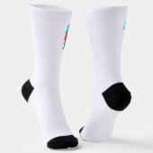 Flagge Aserbaidschans Socken (Gewinkelt)